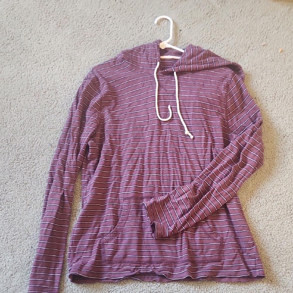 Striped Purple Hoodie
